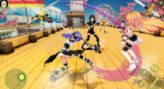 动漫高中女生斗士1