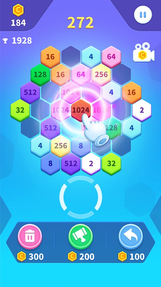 2048六边形方块1