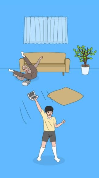 小明把试卷藏起来了3