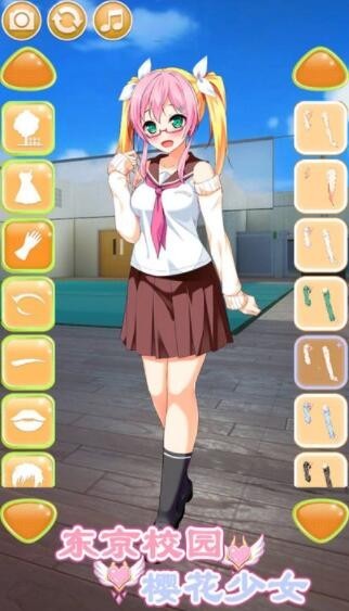 东京校园樱花女生3