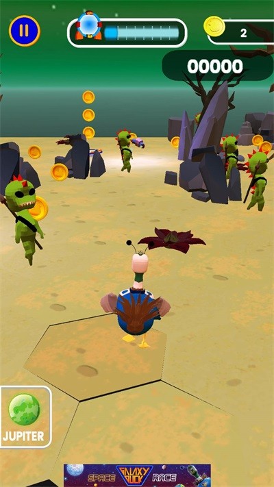 银河鸭太空奔跑2