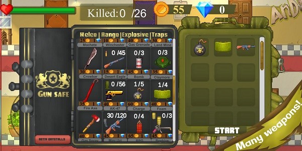 僵尸vs房屋防卫者0