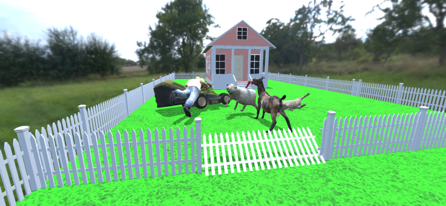 疯狂的山羊SIM城市模拟器0