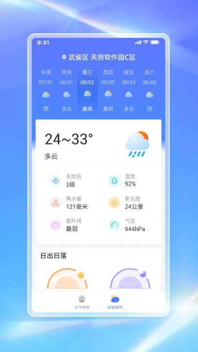 白鸽天气0