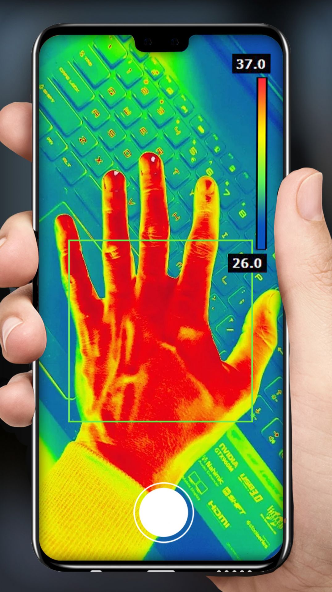 热成像扫描模拟 热成像扫描模拟