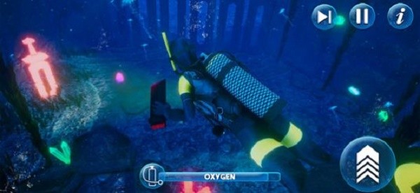 木筏生存水下打猎0