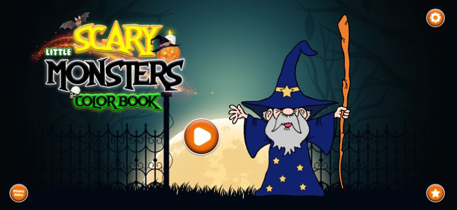 可怕的怪物着色书0