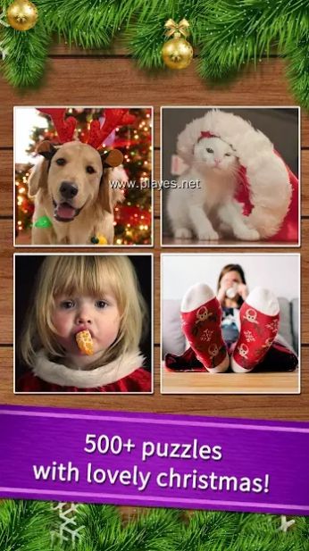 简单的圣诞节拼图1