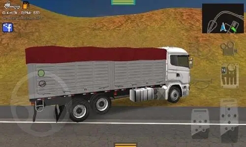 山路货运卡车驾驶模拟