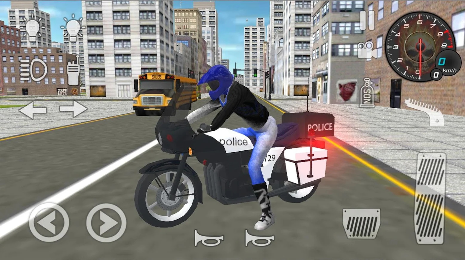 真实警察摩托车模拟器1