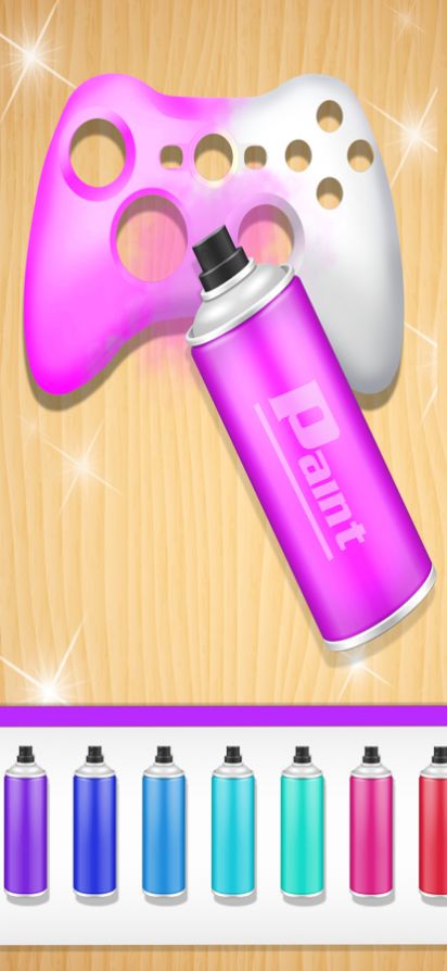 DIY操纵杆喷漆工艺2