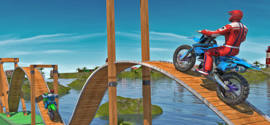 特技自行车摩托车比赛2