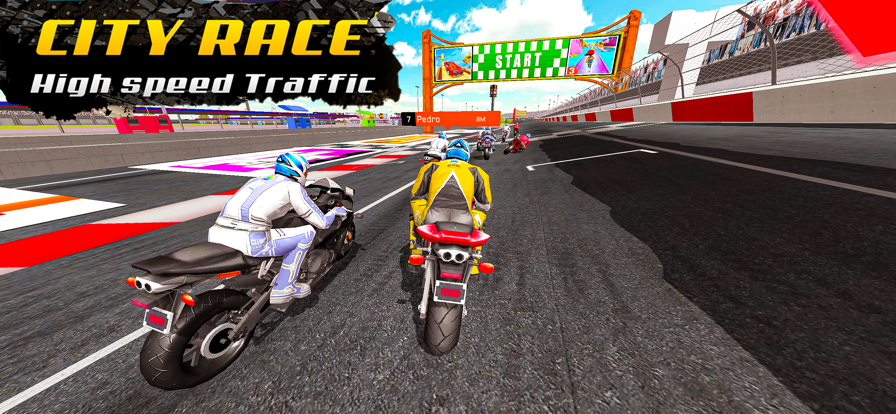 公路摩托车赛车手1