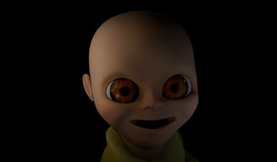 黄色房间里的恐怖宝宝