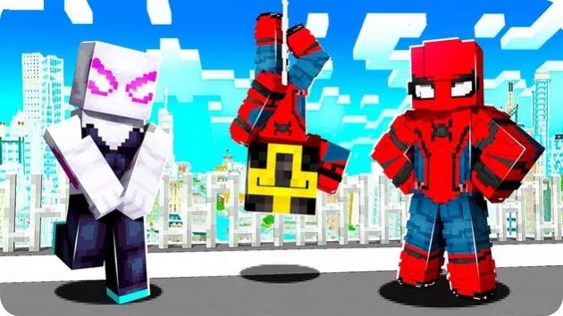 方块工艺蜘蛛人酷跑1