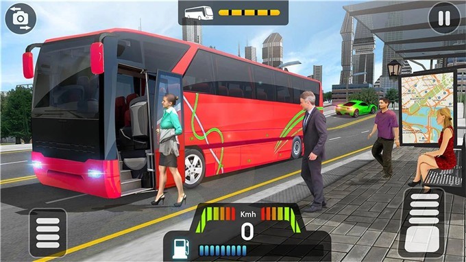 模拟驾驶大巴车0