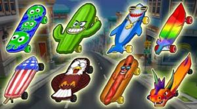 刺激滑板者冲刺1