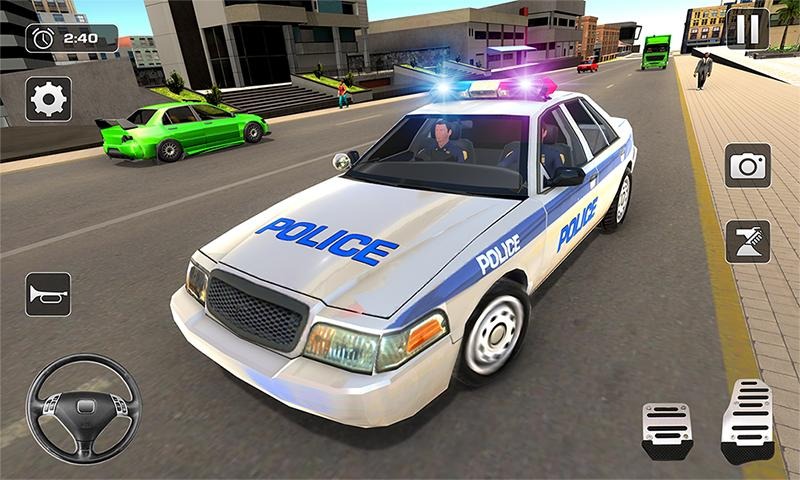 疯狂城市警车驾驶0