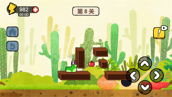 贪吃蛇吃苹果长大游戏1