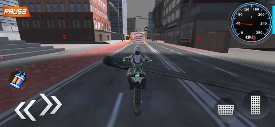 极限摩托车赛车游戏1