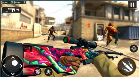 城市僵尸生存狙击射击0