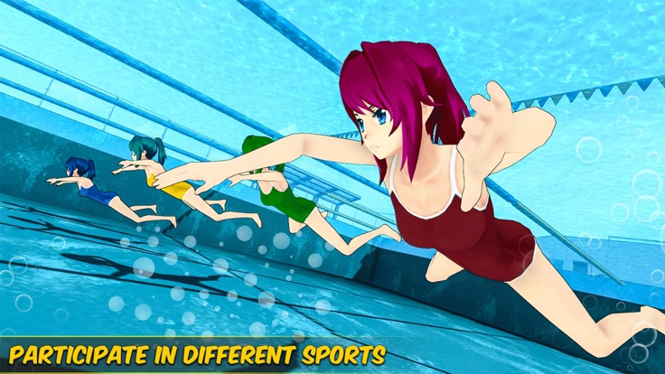 动漫高中女生3D2