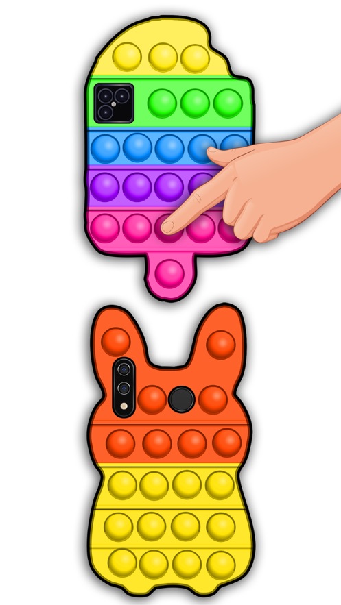 手机壳泡泡爆破