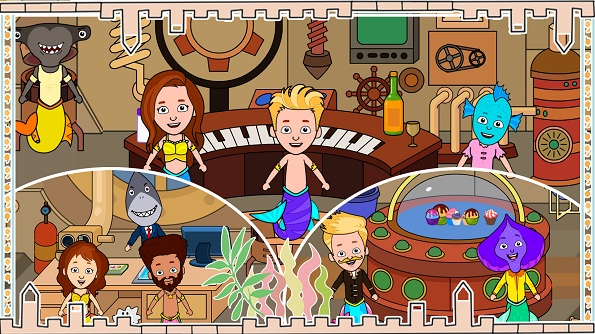 托卡城镇小人鱼1