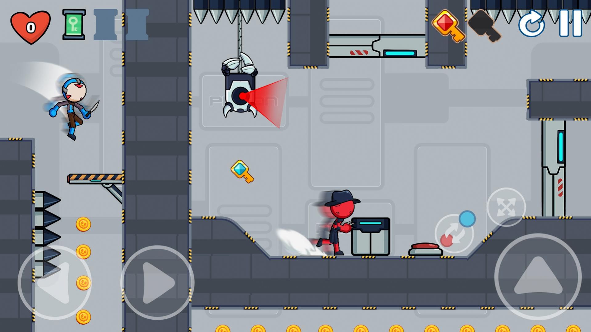 红蓝火柴人逃出监狱1