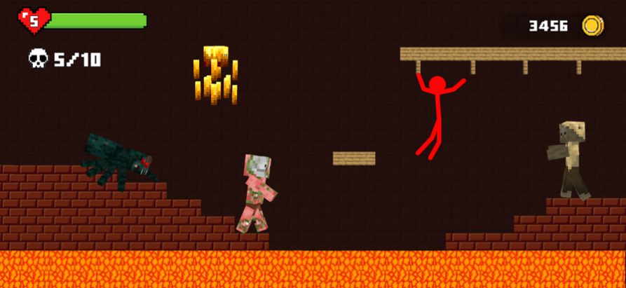 手工艺世界中的火柴人