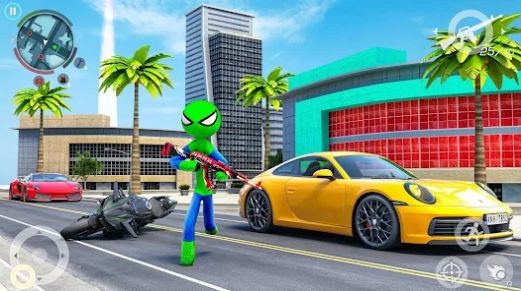 火柴人绳索英雄蜘蛛0