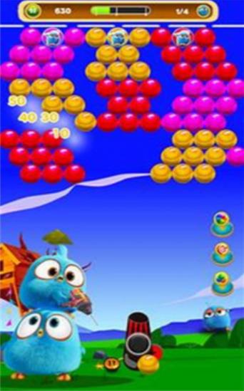 愤怒的小鸟泡泡射击2