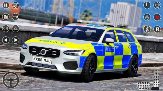 城市警察停车场0