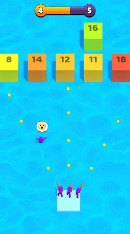 火柴人数字方块射击0