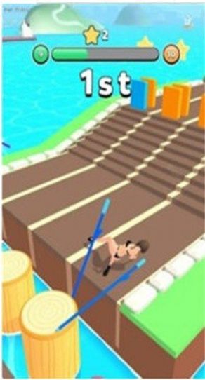 艰难行走赛跑者1