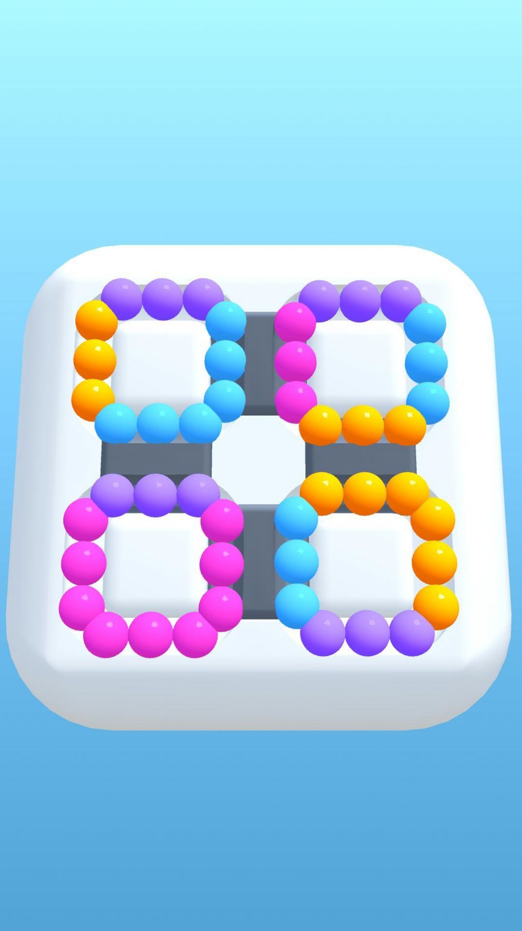 按圆圈对球排序2