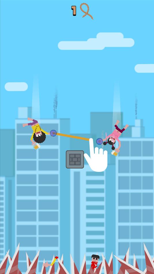 秋季男孩绳索救援2