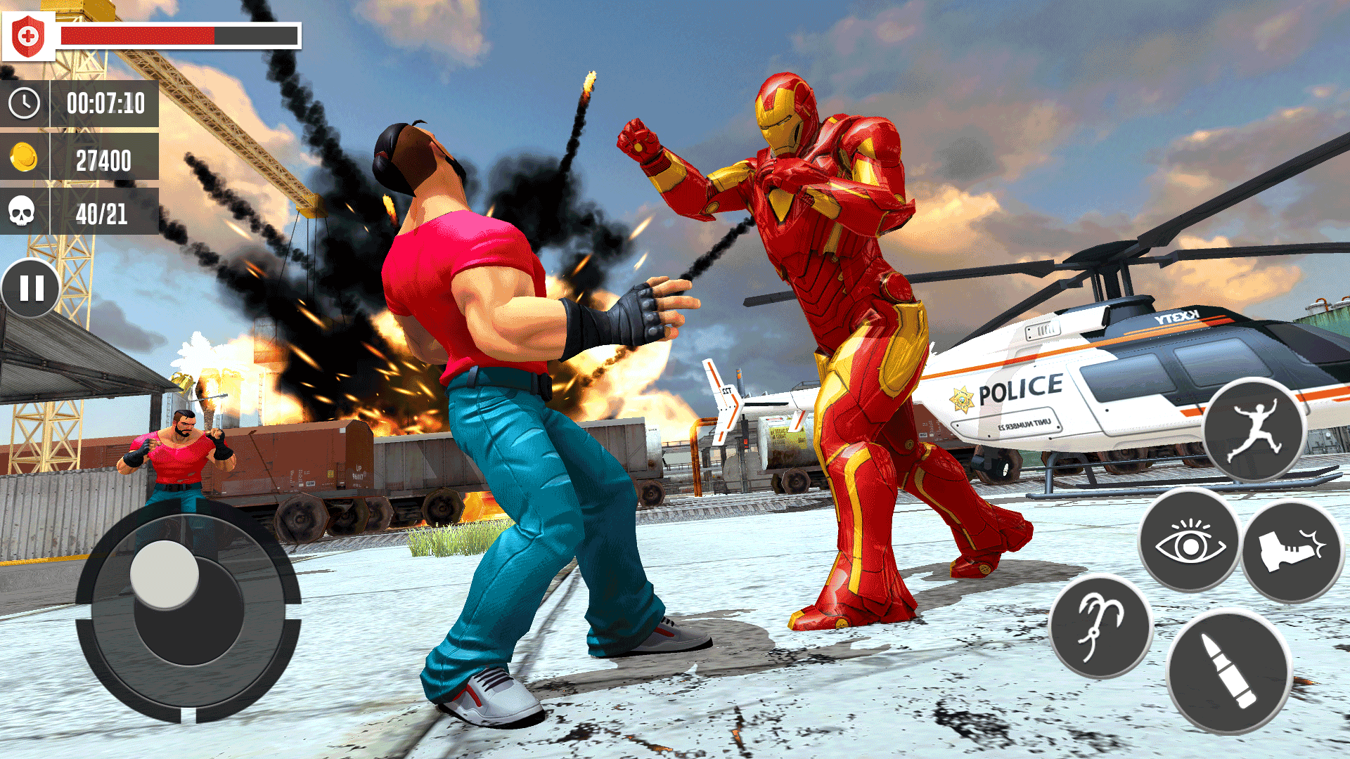 城市英雄跑酷大决战1