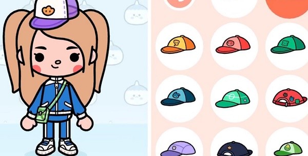 托卡世界新衣服帽子发卡3