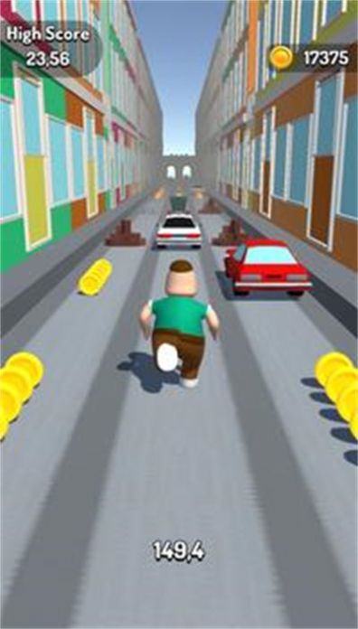 家庭赛跑运动员