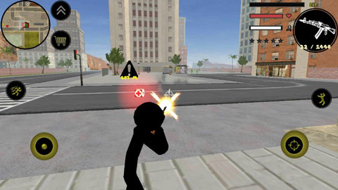 火柴人绳索英雄无限金币版0