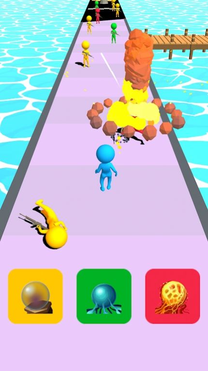 同色魔法攻击跑0