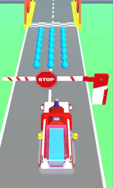 消防员奔跑拯救城市1