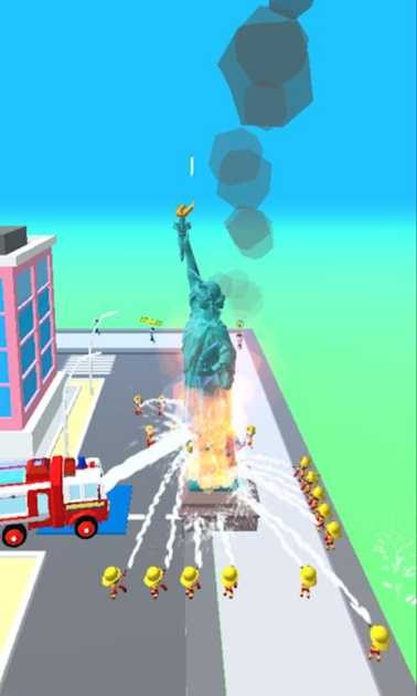 消防员奔跑拯救城市2