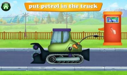 卡车建造城市房屋0