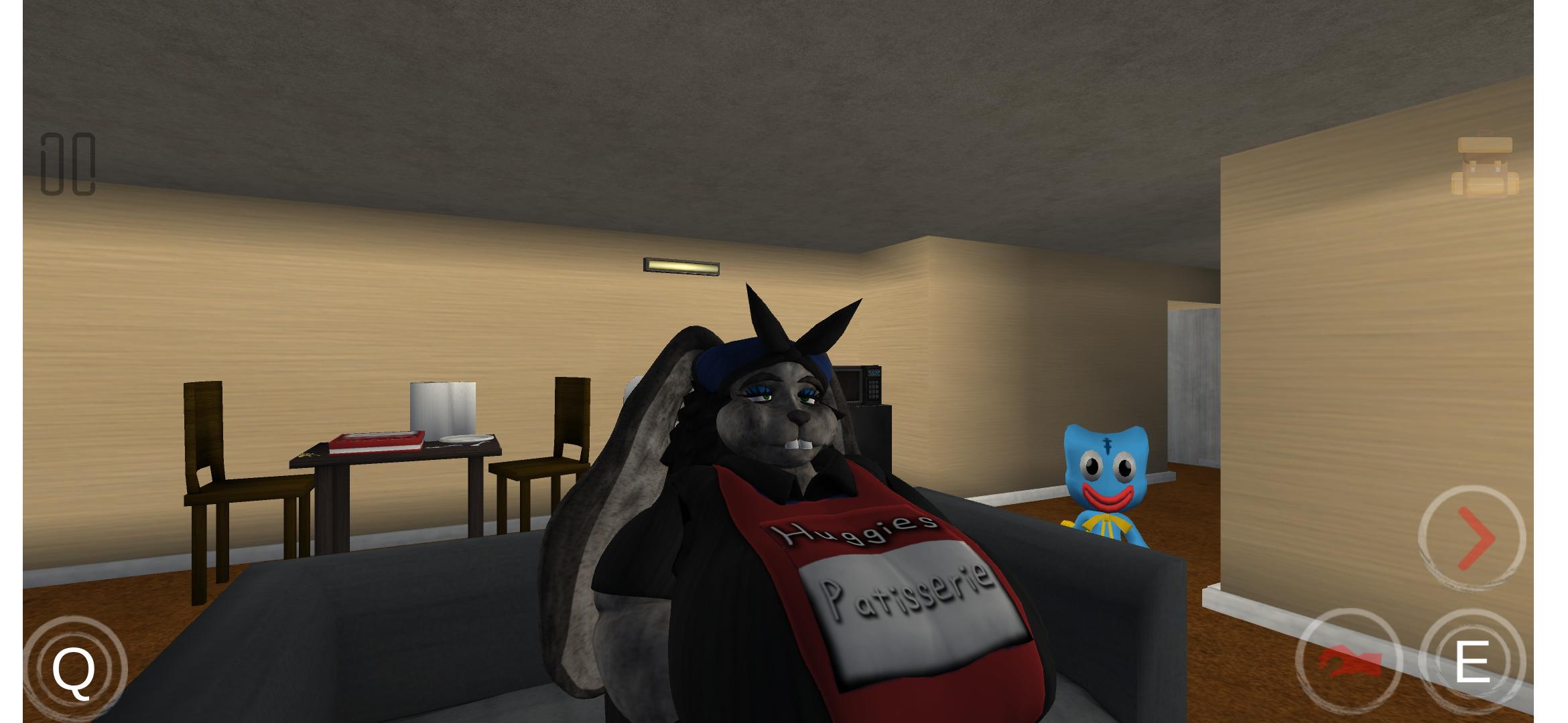 可怕的人在窗口拥抱1