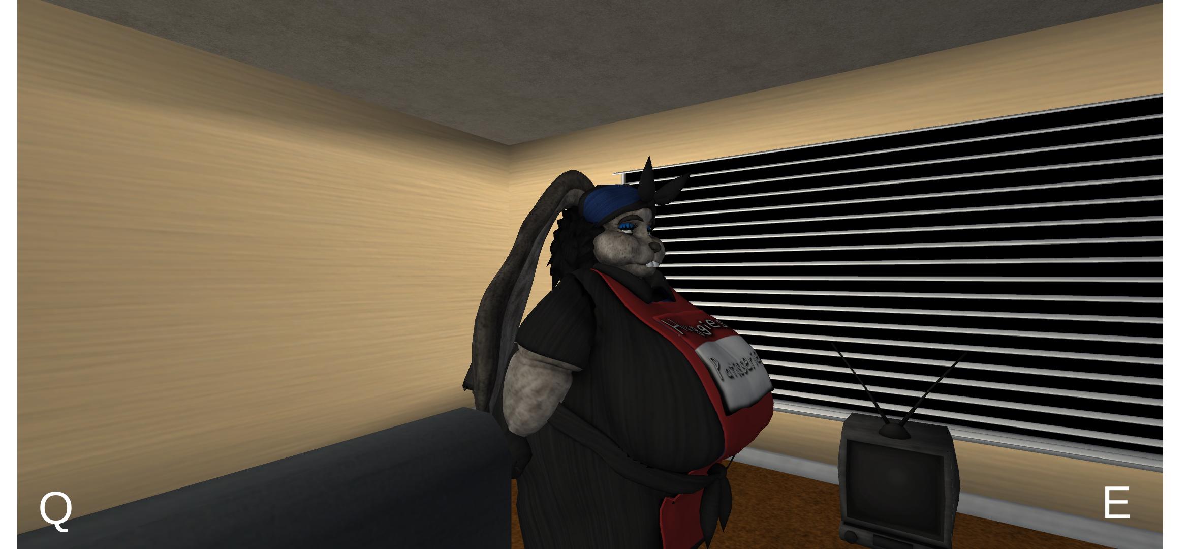 可怕的人在窗口拥抱2