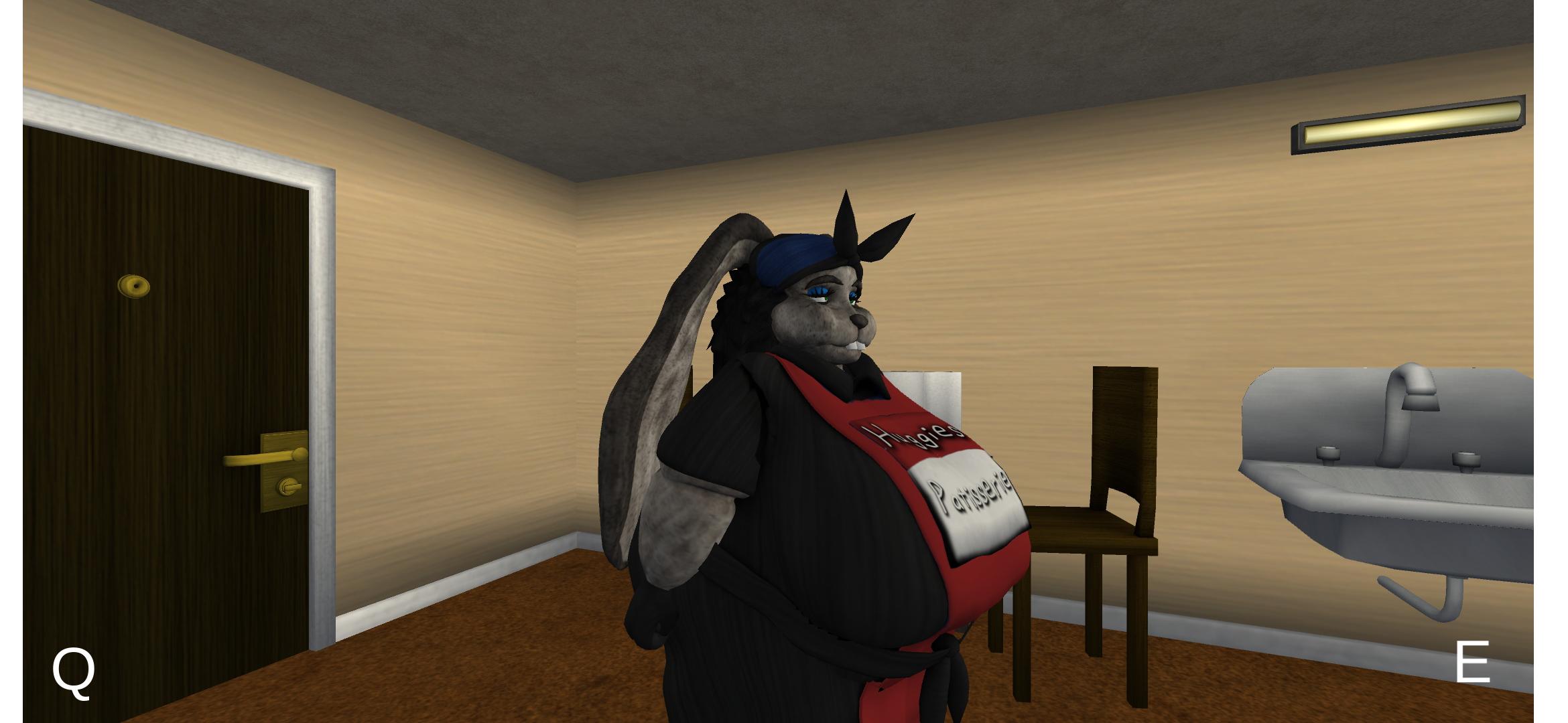 可怕的人在窗口拥抱3