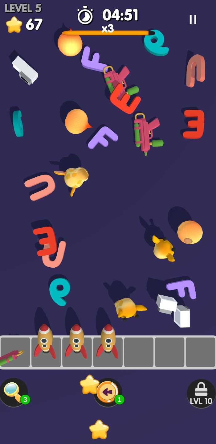 瓷砖玩具比赛3D0