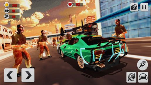 僵尸公路汽车射击